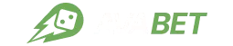 شعار تذييل Avabet باللونين الأبيض والأخضر