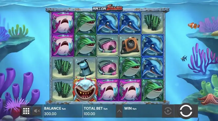 لعبة Razor Shark: العب بأموال حقيقية
